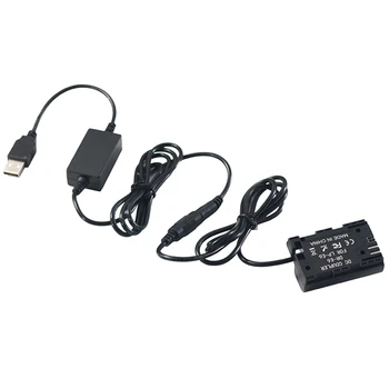 USB 5V Figuríny Batéria LP-E6, A Zvýšiť Kábel AC-PW20 DC Spojka Napájacieho Adaptéra Pre Canon EOS 5D2 5D3 5D4 6D 6D2 7D 60D 7D2