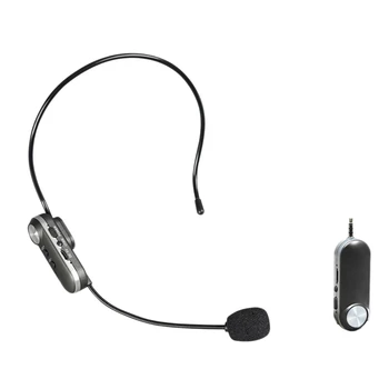 UHF Wireless Headset Mikrofón Slúchadlá Mikrofón A Ručný Mikrofón 2 V 1 1/4 