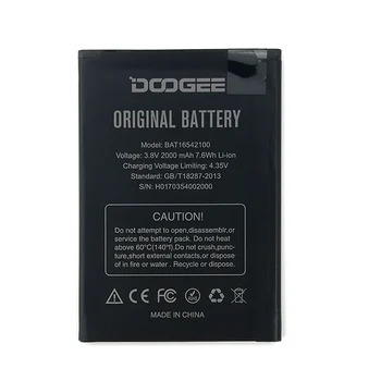 100% NOVÚ Batériu Pre DOOGEE X9 MINI BAT16542100 2000mAh Na Sklade Mobilný Telefón, Vysoká Kvalita+Sledovacie Číslo