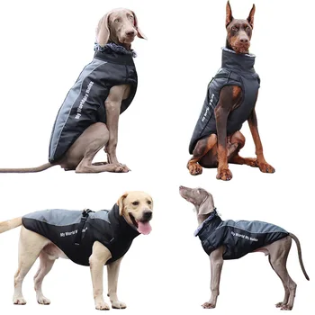Nepremokavé Šteňa Bunda Zimná Psa Vesta Teplé Oblečenie pre psy, Kabát Pre Stredne Veľké Psy Reflexné Oblečenie Pet Oblečenie XL-6XL