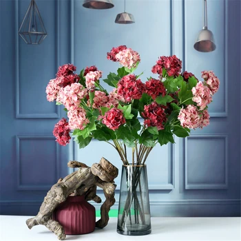 Umelé Kvety, Okrasné Rastliny Modrá skúmie Calathea zebrina False Bonsai Home Office Zdobiť