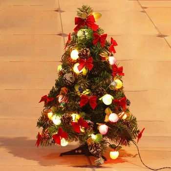 60 cm Vianočný Stromček Malý Christma Dekorácie Svetla Borovice Mini Vianočný Strom Nový Rok Darčeky, Vianočné Výzdoba Domov Decoretion