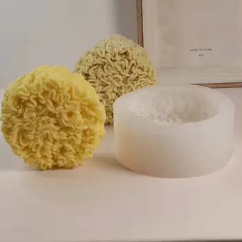 3D Instantné Rezance Fondant Silikónové Formy Sadrové Cake Zdobenie DIY Čokoláda Pečenie Nástroje Silikónové Formy Ručne vyrábané Mydlo Plesní
