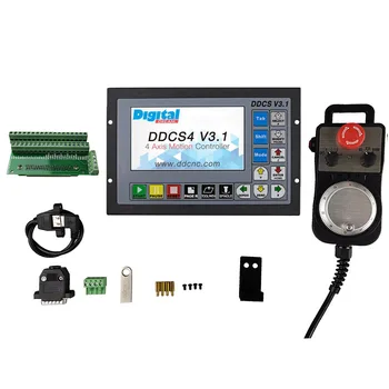 Špeciálna ponuka doprava zadarmo DDCSV3.1 cnc kontrolór 3/4axis 500KHz motion control systém nastaviť núdzové zastavenie elektronické ovládacie koliesko