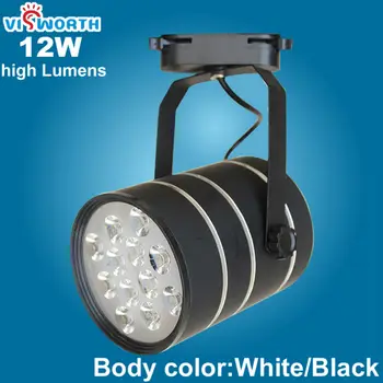 Vysoká Kvalita 12W LED Osvetľovacie ac 110v 220v 240v železničnej led žiarovka teplá/studená biela bodové nástenné svietidlo 12 ks led reflektor