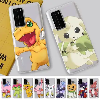 Digimon Telefón puzdro pre Samsung S20 ULTRA S30 pre Redmi 8 pre Xiao Note10 pre Huawei Y5 Y6 kryt