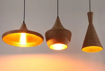 Lano Vintage Prívesok Svetlá Loft Avize Nordic Hanglamp Reštaurácia Kuchyňa Svetlo Pozastavenie Svietidlo Domov Priemyselné Osvetlenie