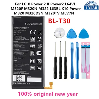 Originálne batérie BL-T30 4500mAh Batéria Pre LG X Power 2 II Power2 L64VL M320F M320N M322 L63BL K10 Moc M320 M320DSN M320TV MLV7N