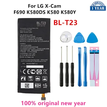 Originálne batérie BL-T23 2430mAh Batéria Pre LG X Cam X-Cam XCam F690 K580DS K580 K580Y BL T23 Mobilného telefónu, Batérie+Nástroje