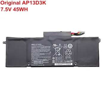 7.5 V 45WH Pravý Originál Notebook Batérie AP13D3K 1ICP5/60/80-2 Pre Acer Aspire S3-392 S3-392G S3 1ICP6/60/78-2 Notebook Lítium -