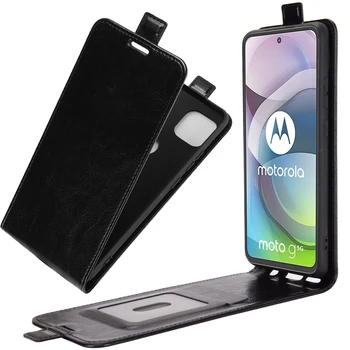 Pre Moto G 5G Prípade Flip Kožené púzdra Pre Motorola Moto G 5G Kvalitné Vertikálne Peňaženky, Kožené puzdro Pre Moto G 5G